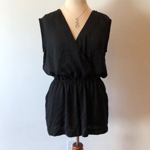 Black shorts jumpsuit